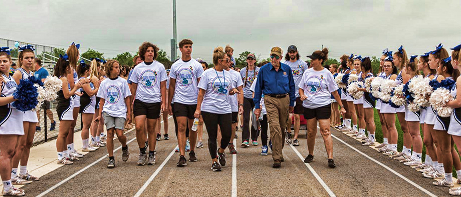 Community Packs The Track At New Braunfels Second Annual Walk For 