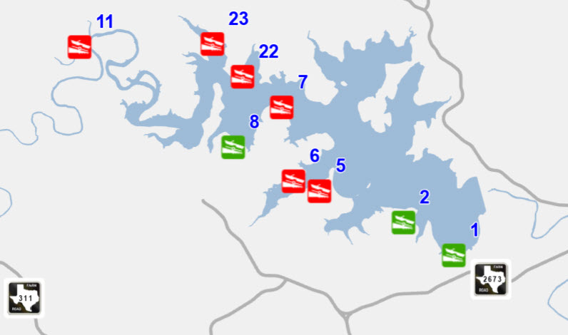 The Ramps Map County Reopens Canyon Lake Boat Ramp #8, But Enjoy It While You Can ...